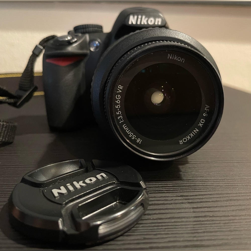 Nikon D3100 with 18-55mm